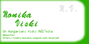 monika viski business card